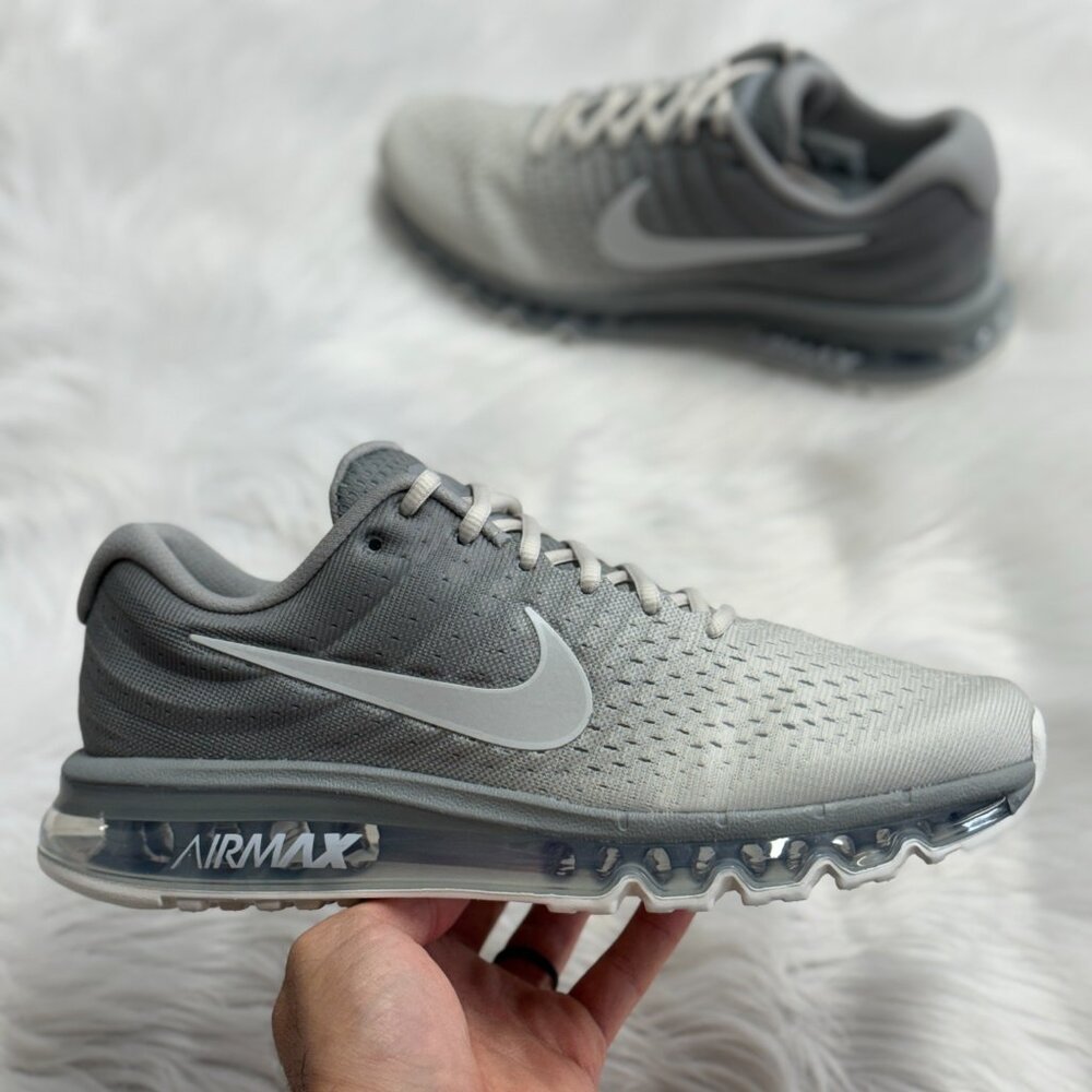 Nike Men's Air Max Athletic Shoes Gray Silver